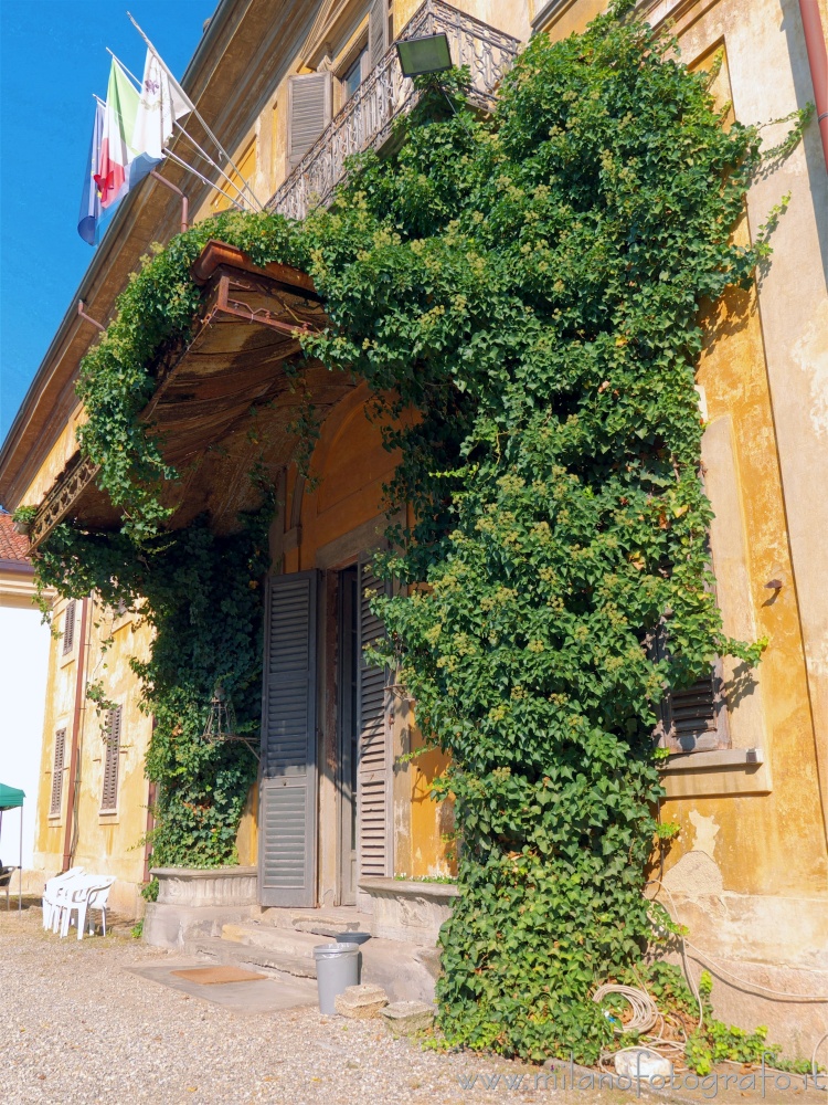 Vimercate (Monza e Brianza, Italy) - Main entrance of Villa Sottocasa